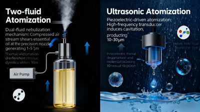 Technical Analysis: Why Two-Fluid Atomization is Better for Aromatherapy Than Ultrasonic