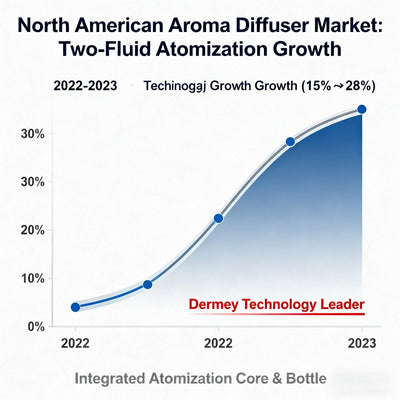 North American Aroma Diffuser Market: Dermey's Two-Fluid Atomization Technology Leads Industry Growth